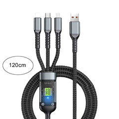 Faster - FC-D5 100w Digital Display Braided 3 in 1 Cable