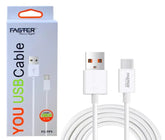 Faster - FC-TP3 Charging Cable, Fast Charging Cable for Mobile, Type C / Iphone / Micro Cable for Charging, 2.1A