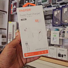 Faster - Super Fast Charger Adapter with Cable Set Model V33