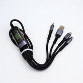 Faster - FC-D5 100w Digital Display Braided 3 in 1 Cable