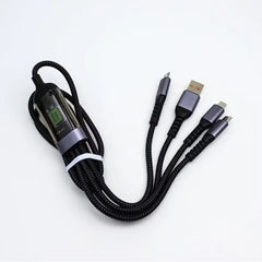 Faster - FC-D5 100w Digital Display Braided 3 in 1 Cable