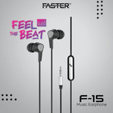 Faster - F15 Universal Music Earphone