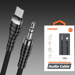 Faster - M2 Audio Cable for Type-C to 3.5mm Port