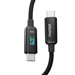 Faster -  60W USB-C TO USB-C DIGITAL DATA CABLE