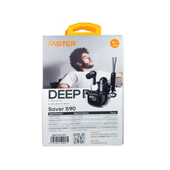 Faster - Saver S90 Deep Bass Transparent Earbuds