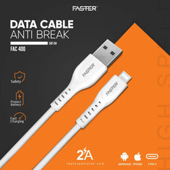 Faster - FAC-400 data cable anti break USB to Type C