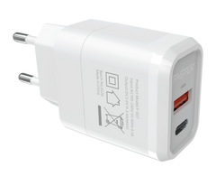 Faster - FAC-950 QC+PD Dual Port Fast Wall Charger 20W