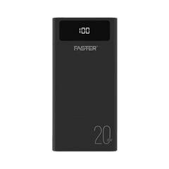 Faster - S20 PD-20W Qualcomm Quick Charge 3.0 Power Bank 20000 MAh